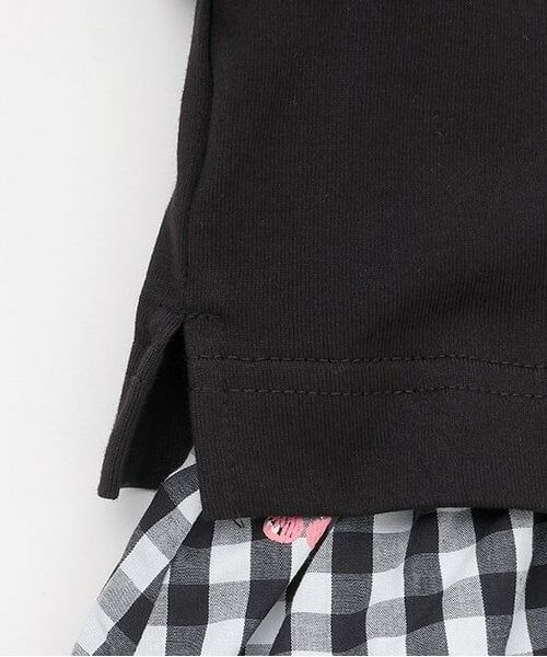 mezzo piano / メゾピアノ ミニ丈・ひざ丈ワンピース | 【人気商品再入荷】【直営店で取り扱い無し】ギンガムスウィーツドッキングワンピース | 詳細7