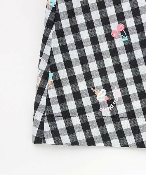 mezzo piano / メゾピアノ ミニ丈・ひざ丈ワンピース | 【人気商品再入荷】【直営店で取り扱い無し】ギンガムスウィーツドッキングワンピース | 詳細9