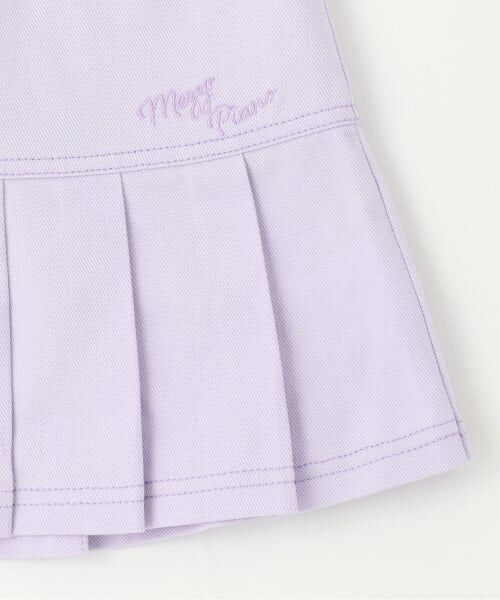 mezzo piano / メゾピアノ ショート・ハーフ・半端丈パンツ | 【人気商品再入荷】【直営店で取り扱い無し】フェイクファーチャームつき　裾プリーツスカパン | 詳細6