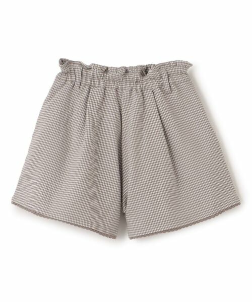 mezzo piano / メゾピアノ ショート・ハーフ・半端丈パンツ | 【人気商品再入荷】【直営店で取り扱い無し】プチフール刺しゅう　タックキュロットスカート | 詳細1