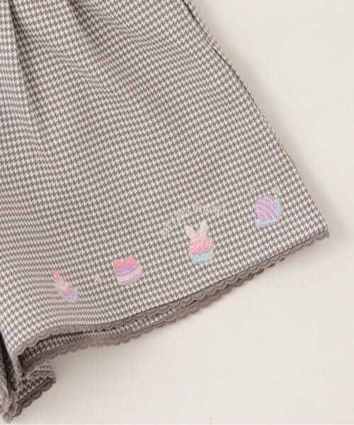 mezzo piano / メゾピアノ ショート・ハーフ・半端丈パンツ | 【人気商品再入荷】【直営店で取り扱い無し】プチフール刺しゅう　タックキュロットスカート | 詳細5