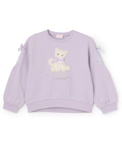 mezzo piano / メゾピアノ スウェット | 【人気商品再入荷】【直営店で取り扱い無し】ぬいぐるみレースアップトレーナー