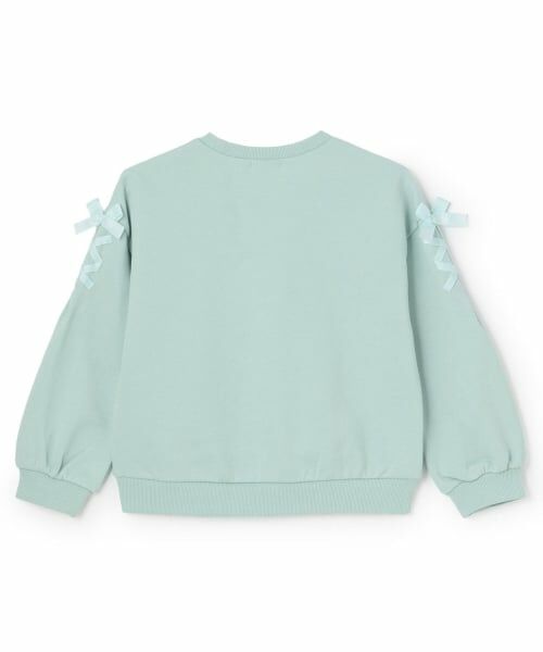 mezzo piano / メゾピアノ スウェット | 【人気商品再入荷】【直営店で取り扱い無し】ぬいぐるみレースアップトレーナー | 詳細1