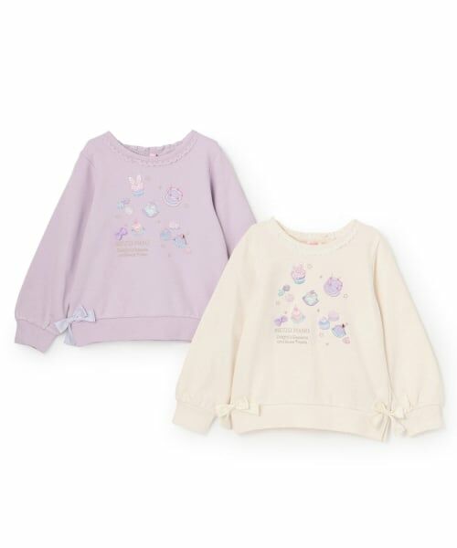 mezzo piano / メゾピアノ スウェット | 【人気商品再入荷】【直営店で取り扱い無し】プチフール刺しゅう　トレーナー | 詳細8