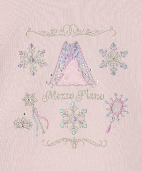 mezzo piano / メゾピアノ スウェット | 【人気商品再入荷】【直営店で取り扱い無し】スノークイーンモチーフ　トレーナー | 詳細3
