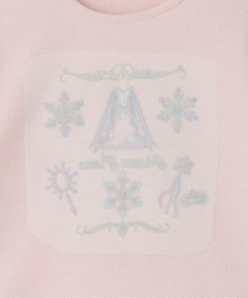 mezzo piano / メゾピアノ スウェット | 【人気商品再入荷】【直営店で取り扱い無し】スノークイーンモチーフ　トレーナー | 詳細4