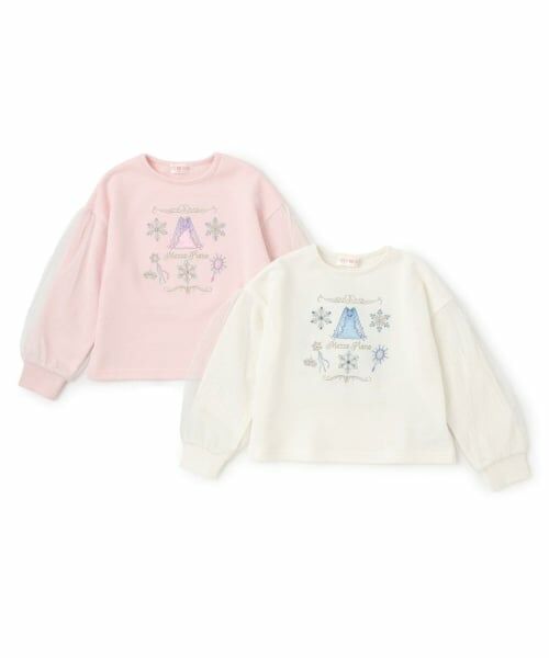 mezzo piano / メゾピアノ スウェット | 【人気商品再入荷】【直営店で取り扱い無し】スノークイーンモチーフ　トレーナー | 詳細7