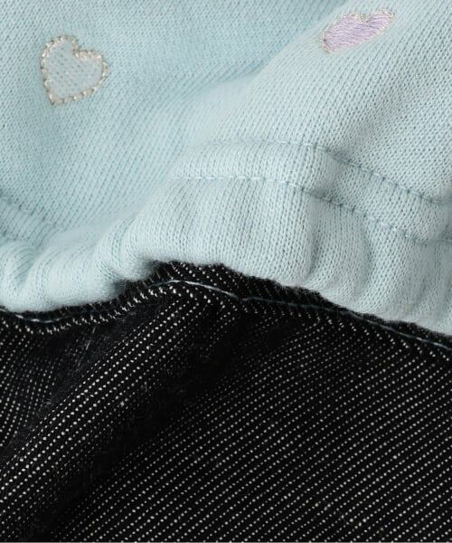 mezzo piano / メゾピアノ ミニ丈・ひざ丈ワンピース | 【人気商品再入荷】【直営店で取り扱い無し】プチハート刺しゅう　ドッキングワンピース | 詳細12