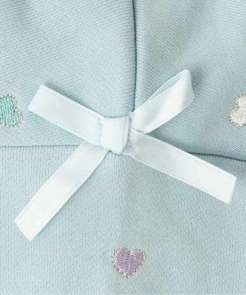 mezzo piano / メゾピアノ ミニ丈・ひざ丈ワンピース | 【人気商品再入荷】【直営店で取り扱い無し】プチハート刺しゅう　ドッキングワンピース | 詳細5