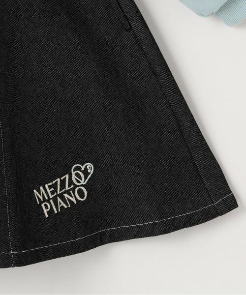 mezzo piano / メゾピアノ ミニ丈・ひざ丈ワンピース | 【人気商品再入荷】【直営店で取り扱い無し】プチハート刺しゅう　ドッキングワンピース | 詳細9