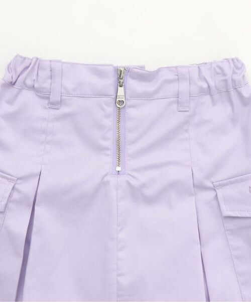 mezzo piano / メゾピアノ ショート・ハーフ・半端丈パンツ | 【人気商品再入荷】【直営店で取り扱い無し】フロントZIP　キュロットスカート | 詳細2