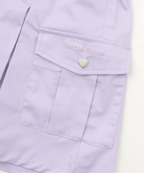 mezzo piano / メゾピアノ ショート・ハーフ・半端丈パンツ | 【人気商品再入荷】【直営店で取り扱い無し】フロントZIP　キュロットスカート | 詳細5