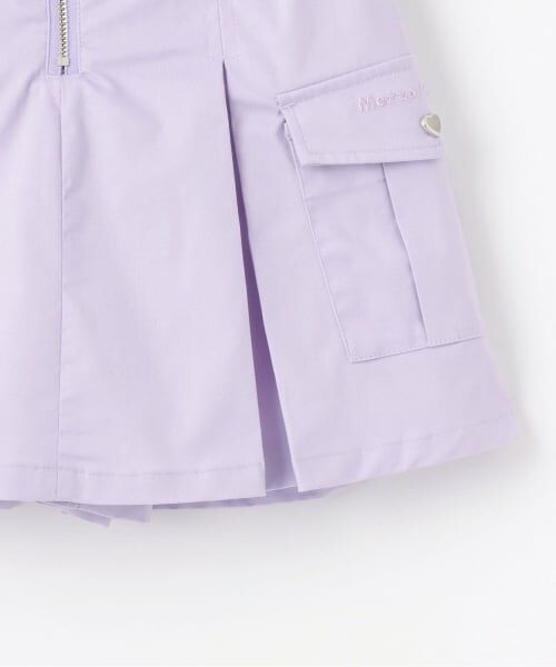 mezzo piano / メゾピアノ ショート・ハーフ・半端丈パンツ | 【人気商品再入荷】【直営店で取り扱い無し】フロントZIP　キュロットスカート | 詳細7