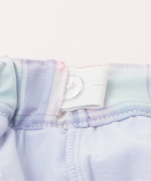 mezzo piano / メゾピアノ ショート・ハーフ・半端丈パンツ | 【人気商品再入荷】【直営店で取り扱い無し】チャームつき　チェックプリーツスカパン | 詳細3