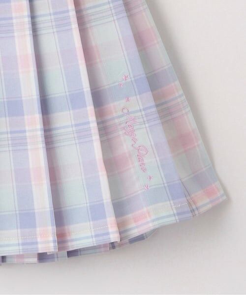 mezzo piano / メゾピアノ ショート・ハーフ・半端丈パンツ | 【人気商品再入荷】【直営店で取り扱い無し】チャームつき　チェックプリーツスカパン | 詳細5