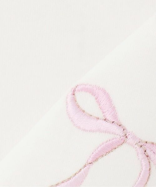 mezzo piano / メゾピアノ Tシャツ | 【人気商品再入荷】【直営店で取り扱い無し】リボンイッパイ裾スカラップ長袖Tシャツ | 詳細8