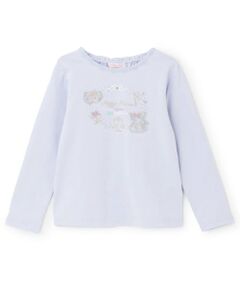 mezzo piano / メゾピアノ Tシャツ | 【人気商品再入荷】【直営店で取り扱い無し】星座刺しゅう　長袖Tシャツ