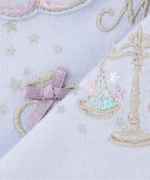 mezzo piano / メゾピアノ Tシャツ | 【人気商品再入荷】【直営店で取り扱い無し】星座刺しゅう　長袖Tシャツ | 詳細6