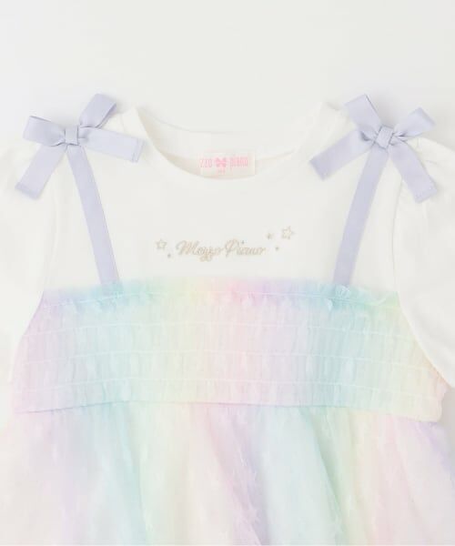 mezzo piano / メゾピアノ その他トップス | 【人気商品再入荷】【直営店で取り扱い無し】グラデーション星チュール　チュニック | 詳細2