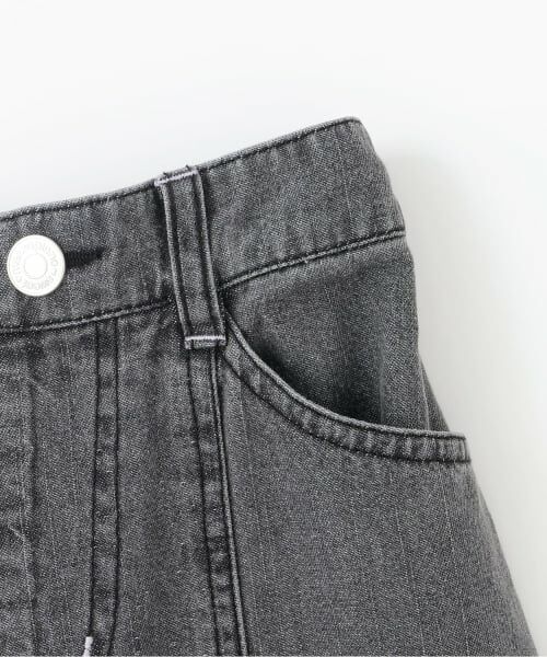 mezzo piano / メゾピアノ その他パンツ | ロゴペイント　ワイドデニムパンツ | 詳細4