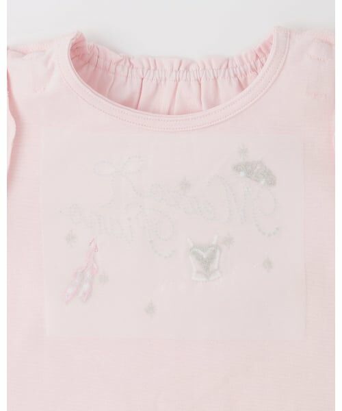 mezzo piano / メゾピアノ Tシャツ | バレリーナロゴ　長袖Tシャツ | 詳細5