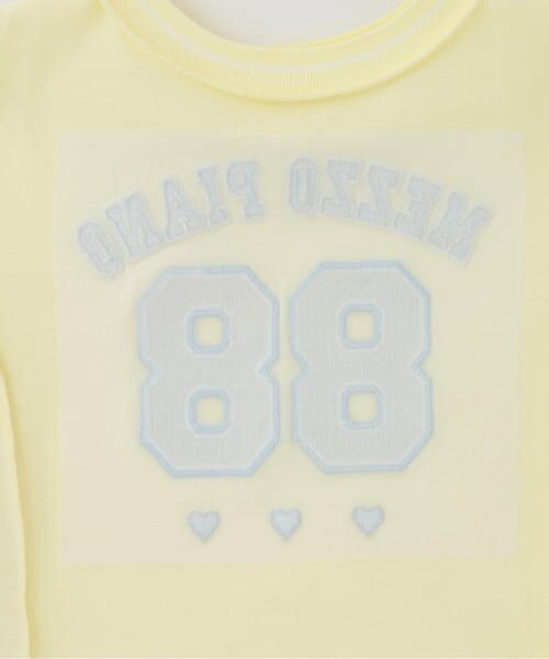 mezzo piano / メゾピアノ Tシャツ | スパンコールナンバリング　半袖Tシャツ | 詳細5