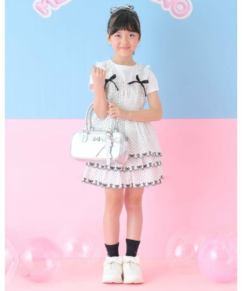 mezzo piano / メゾピアノ その他トップス | カットワーク刺しゅうチュニック　半袖Tシャツセット | 詳細17