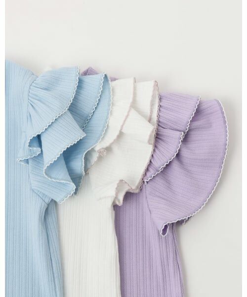 mezzo piano / メゾピアノ Tシャツ | ネックレス刺しゅう　2wayテレコTシャツ | 詳細4