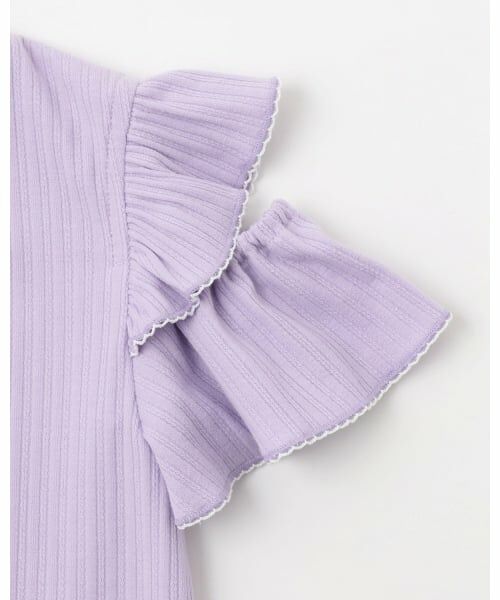 mezzo piano / メゾピアノ Tシャツ | ネックレス刺しゅう　2wayテレコTシャツ | 詳細5