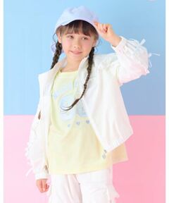 mezzo piano / メゾピアノ ブルゾン | フリルリボンライン　ブルゾン