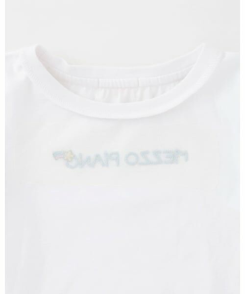 mezzo piano / メゾピアノ ミニ丈・ひざ丈ワンピース | 肩開き半袖Tシャツ＆星キャミワンピースセット | 詳細14