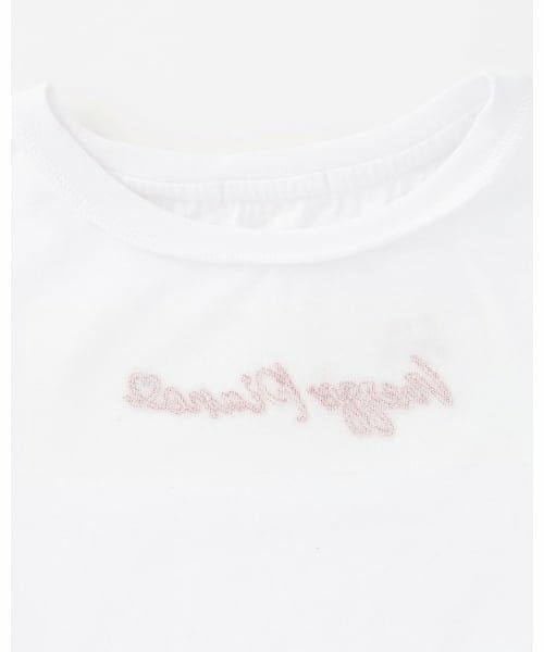 mezzo piano / メゾピアノ ミニ丈・ひざ丈ワンピース | 裾スカラップ半袖Tシャツ＆イチゴキャミワンピースセット | 詳細12