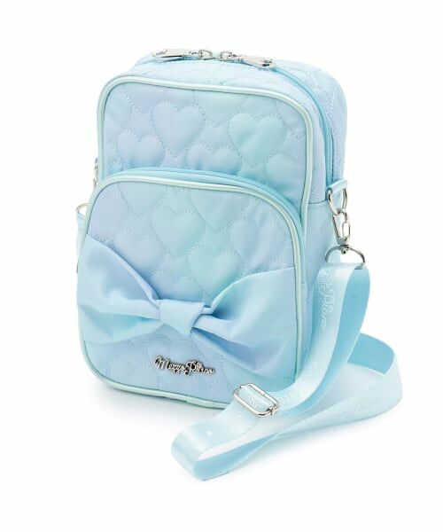 mezzo piano / メゾピアノ ショルダーバッグ | ハートキルトグラデーション　ショルダーバッグ（ミント）