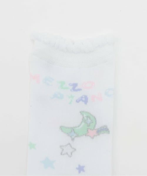 mezzo piano / メゾピアノ ソックス | 宇宙柄クルーソックス【日本製】 | 詳細1