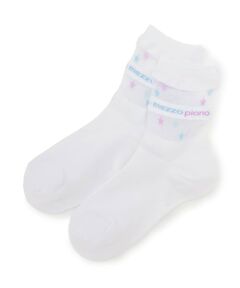 mezzo piano / メゾピアノ ソックス | 透かしロゴ　ソックス