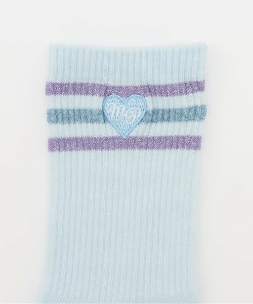 mezzo piano / メゾピアノ ソックス | ライン入り　ソックス【日本製】 | 詳細1