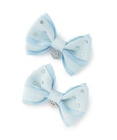 mezzo piano / メゾピアノ ヘアピン | キラキラリボン　ヘアクリップ2個セット【日本製】