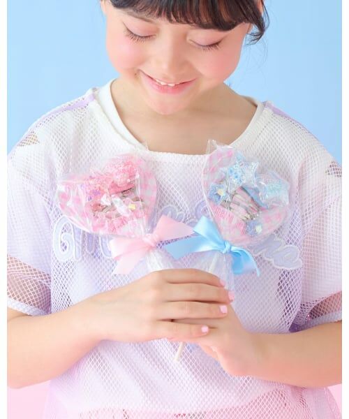 mezzo piano / メゾピアノ ヘアゴム・シュシュ | キャンディラッピング　星　ヘアアクセサリーセット | 詳細8