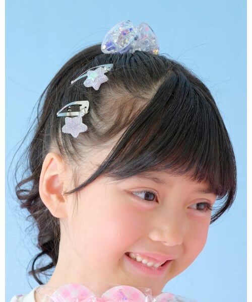 mezzo piano / メゾピアノ ヘアゴム・シュシュ | キャンディラッピング　星　ヘアアクセサリーセット（ラベンダー）