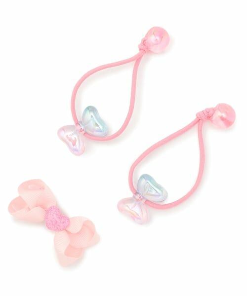 mezzo piano / メゾピアノ ヘアゴム・シュシュ | キャンディラッピング　リボン　ヘアアクセサリーセット | 詳細1