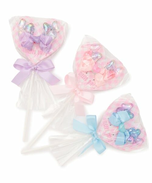 mezzo piano / メゾピアノ ヘアゴム・シュシュ | キャンディラッピング　リボン　ヘアアクセサリーセット | 詳細5