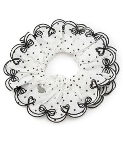 mezzo piano / メゾピアノ ヘアゴム・シュシュ | カットワーク刺しゅう　シュシュ