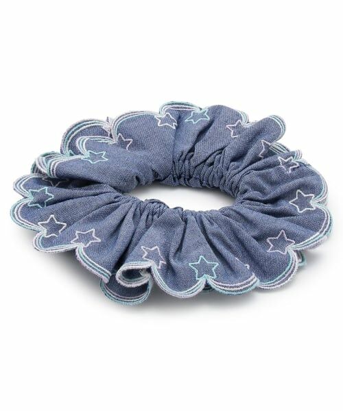 mezzo piano / メゾピアノ ヘアゴム・シュシュ | カットワーク刺しゅう　シュシュ | 詳細1