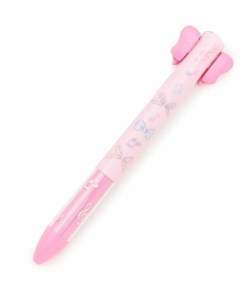 mezzo piano / メゾピアノ ステーショナリー | 【ステーショナリー】バレエ柄　リボンノックボールペン | 詳細1