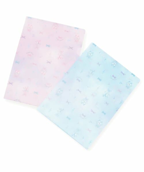 mezzo piano / メゾピアノ ステーショナリー | 【ステーショナリー】バレエ柄　クリアファイル2枚セット（ライト ピンク）