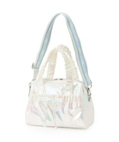 mezzo piano / メゾピアノ ボストンバッグ | ロゴリボン　2wayボストンバッグ