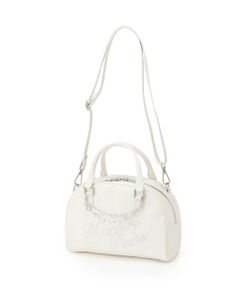 mezzo piano / メゾピアノ ショルダーバッグ | ラインストーンロゴ　2wayショルダーバッグ