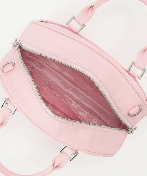 mezzo piano / メゾピアノ ショルダーバッグ | ラインストーンロゴ　2wayショルダーバッグ | 詳細6