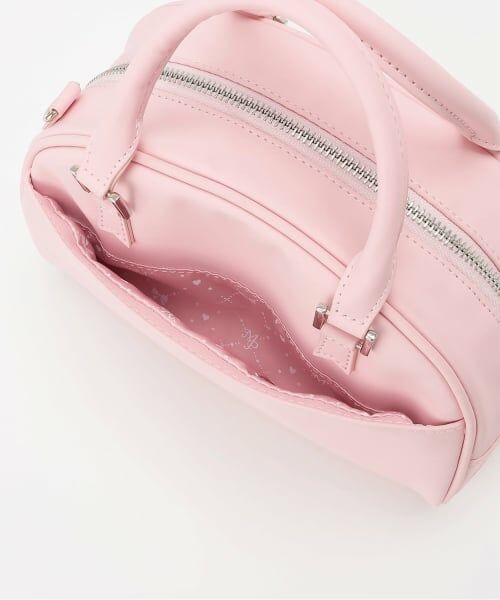 mezzo piano / メゾピアノ ショルダーバッグ | ラインストーンロゴ　2wayショルダーバッグ | 詳細7