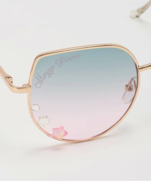 mezzo piano / メゾピアノ サングラス・メガネ | 星パーツ付　ファッション用グラス | 詳細4